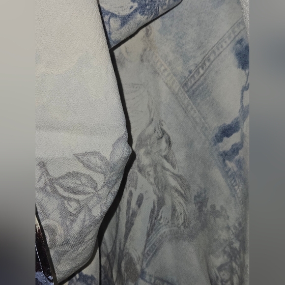 Anthropologie Tilda Mini Slip Skirt, Blue Multi, Various, NWT - Picture 9 of 9